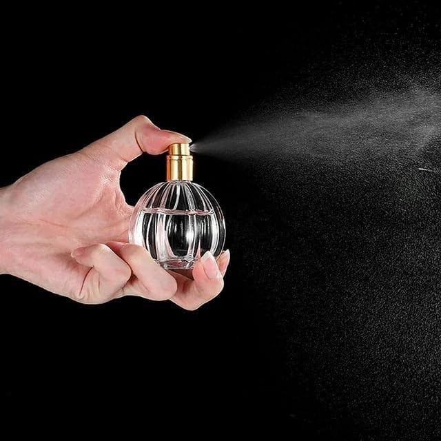 50ML Glass Refillable Perfume Spray Bottle Empty Liquid Perfume Atomizer Dispenser Bottle (pumpkin), A615844