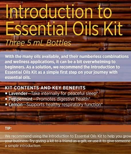 doTERRA Introductory Kit, 0.17 Fl Oz, Each Count of Lemon, Peppermint & Lavender