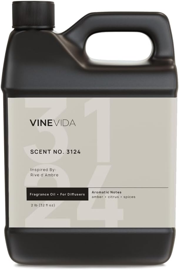 VINEVIDA [32 Oz] Inspired by: Rive d'Ambre; Diffuser Oil Refill | Premium Scent Diffuser Oil for Home | Non-Toxic Fragrance