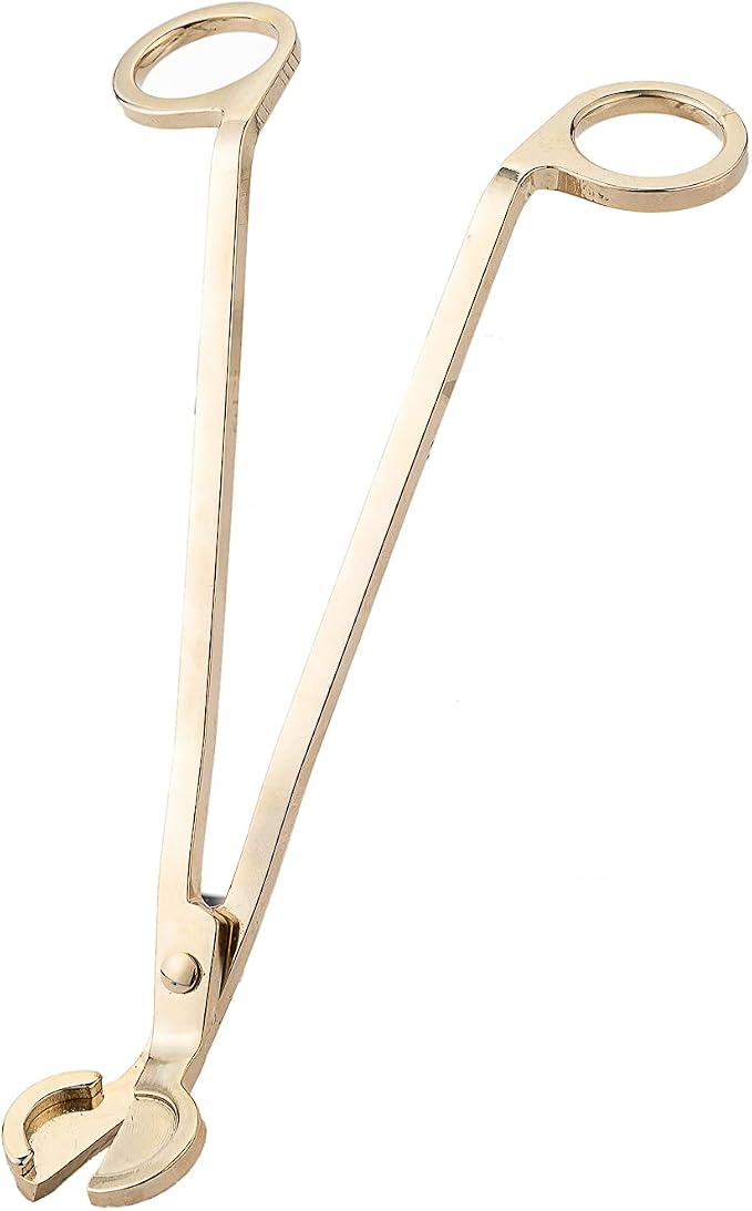 Candle Wick Trimmer, Candle Snuffer Long Handle, Polished Stainless Steel Wick Clipper Cutter, Scissors, Candle Accessory Set