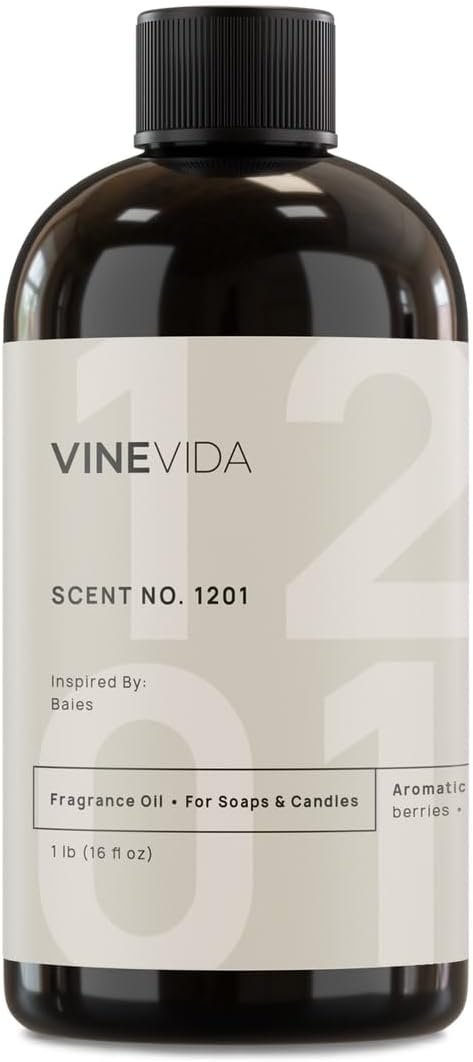 VINEVIDA [16oz] Scent No.1201 Fragrance Oil for Candle Making and Soap Making - Premium Candle Scents for Soy Candles
