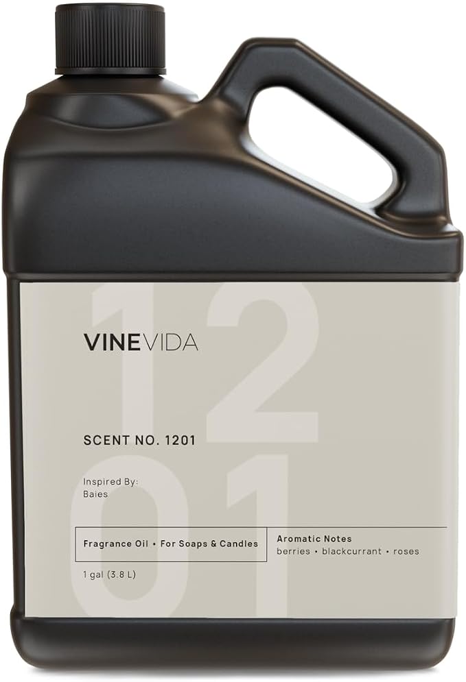 VINEVIDA [128oz] Scent No.1201 Fragrance Oil for Candle Making and Soap Making - Premium Candle Scents for Soy Candles
