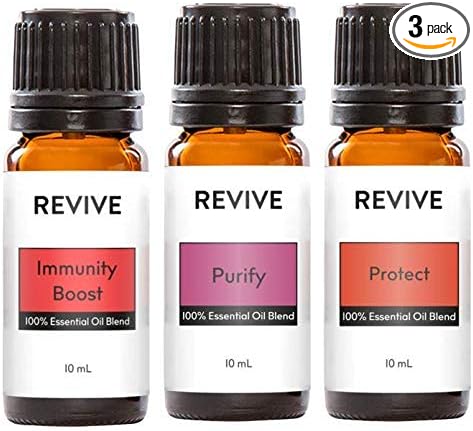 Cold & Flu Season Kit - Immunity Boost, Purify, and Protect Blends - 100% Pure Therapeutic Grade, for Diffuser, Humidifier, Massage, Aromatherapy, Cruelty Free - Unrefined Oils with No Fillers