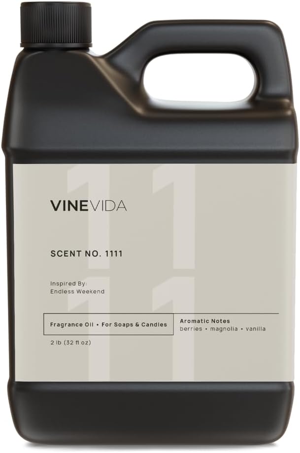 VINEVIDA [32oz] Endless Weekend Fragrance Oil for Candle Making and Soap Making - Premium Candle Scents for Soy Candles