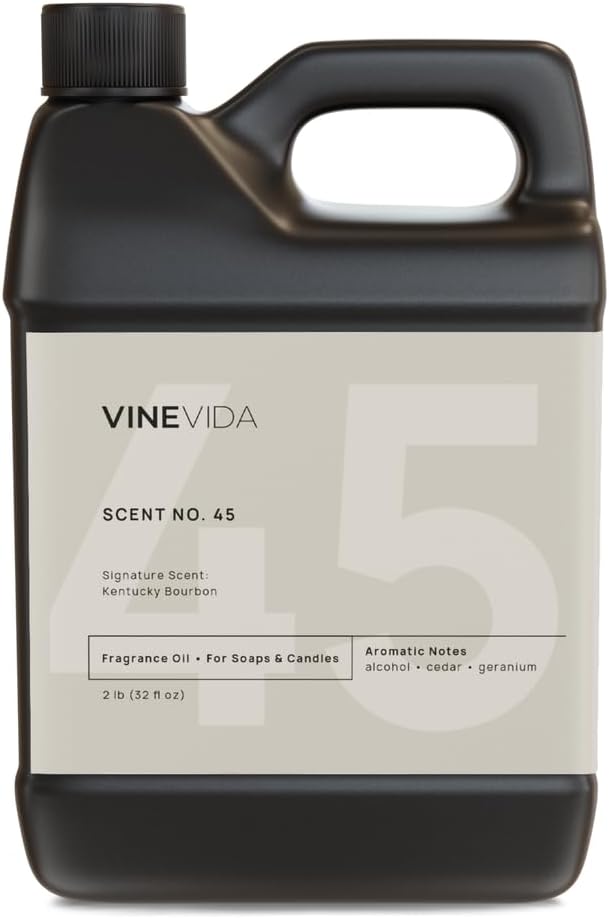 VINEVIDA [32oz] Kentucky Bourbon Fragrance Oil for Candle and Soap Making - Made in USA Natural Scents