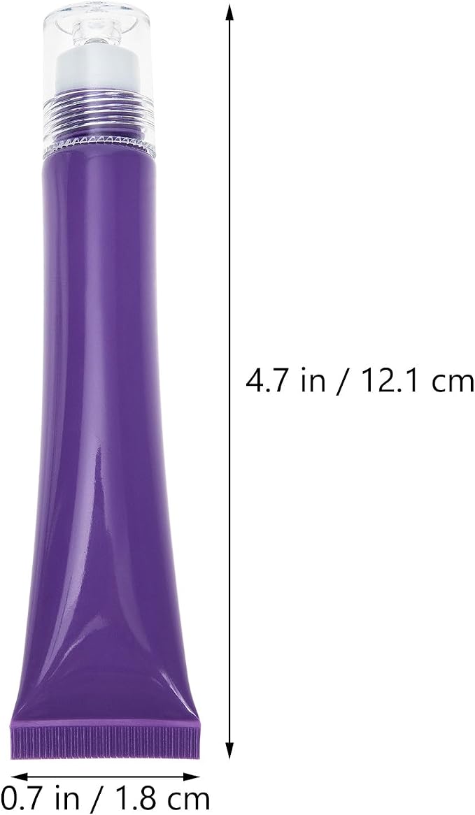 Beavorty Essential Oil Roller Bottles 2 Pack Refillable Eye Face Cream Dispenser Tubes 4.92In Leak-Proof Portable Roll-on Container for Skincare and Travel
