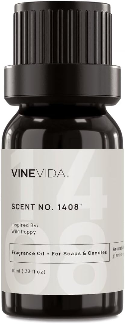 VINEVIDA [0.33oz] No.1408 Fragrance Oil for Candle and Soap Making - Natural Candle Scents Made in USA