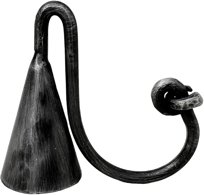 Living Ideas Iron Candle Snuffer Handmade 100% Iron Metal Material Black Antique Finish