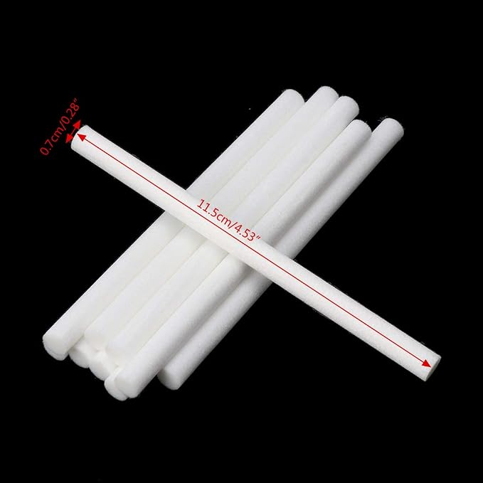 Filter Cotton Sticks Sponge Sticks Refill Replacement Wicks for Portable USB Humidifier and Diffusers