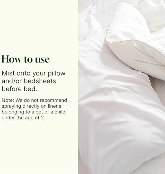 Plant Therapy Home Blissful Dreams Lavender Pillow and Linen Mist and Room Spray, for Relaxation & Sleep, Powered by Essential Oils Like Lavender & Roman Chamomile, Aromatherapy Sleep Spray, 8 oz