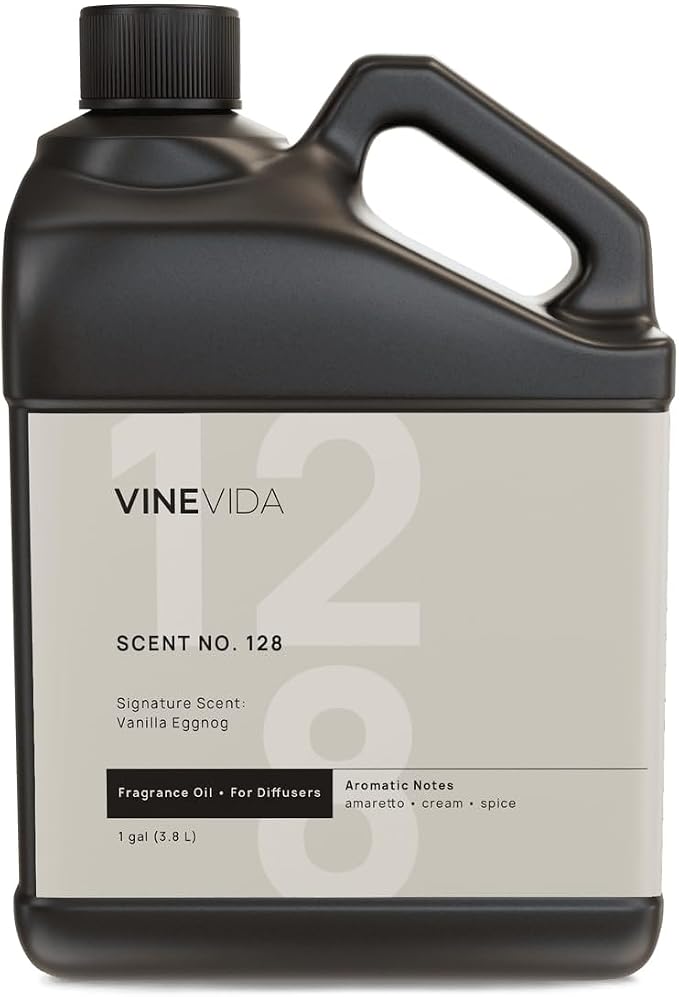 VINEVIDA [128 Oz] Inspired by: Vanilla Eggnog; Diffuser Oil Refill | Premium Scent Diffuser Oil for Home | Non-Toxic Fragrance