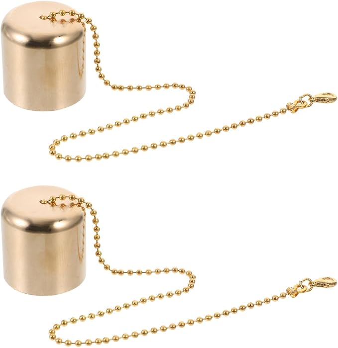 Zerodeko 2Pcs Brass Candle Extinguishers Snuffer Caps for Scented Tea Light Jar Candles Safe Flame Extinguisher Tool with Lampshade Design 10.62In Length