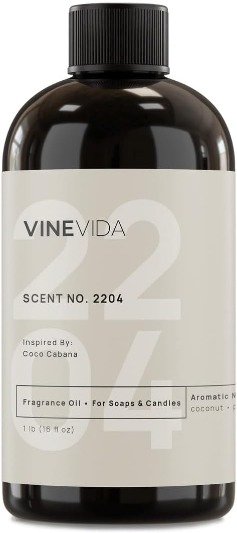 VINEVIDA [16oz] Scent No.2204 Fragrance Oil for Candle Making and Soap Making - Premium Candle Scents for Soy Candles