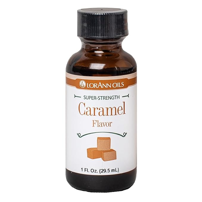 LorAnn Oils Super Strength Flavoring - Used For Candy Making, Flavoring Extracts, Baking, Hard Candy, and Flavor Oils - Bold, Natural Flavors 4X Stronger Than Extracts - Caramel, 1 fl oz