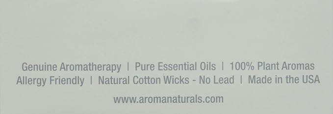 Aroma Naturals Votive Candles with White, Patchouli and Frankincense, Meditation, 6 Count (Pack of 3)