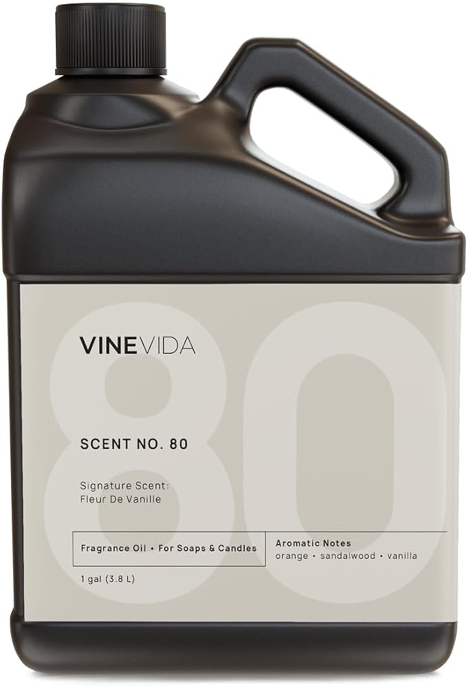 VINEVIDA [128oz] Scent No.80 Fragrance Oil for Candle Making and Soap Making - Premium Candle Scents for Soy Candles