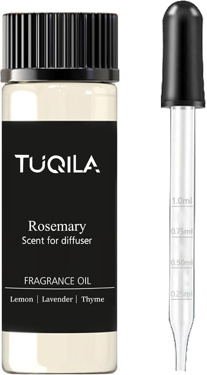 Waterless Diffuser Oil Rosemary - 20ML Sampler Scented Oils for Waterless Diffuser, Aromatherapy Essential Oil with Notes of Lavender, Sage and Amber Gris for Meditation & Deep Relaxation