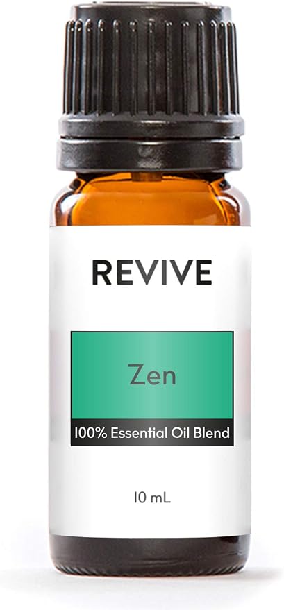 Zen Essential Oil Blend by Revive Essential Oils - 100% Pure Therapeutic Grade, for Diffuser, Humidifier, Massage, Aromatherapy, Skin & Hair Care