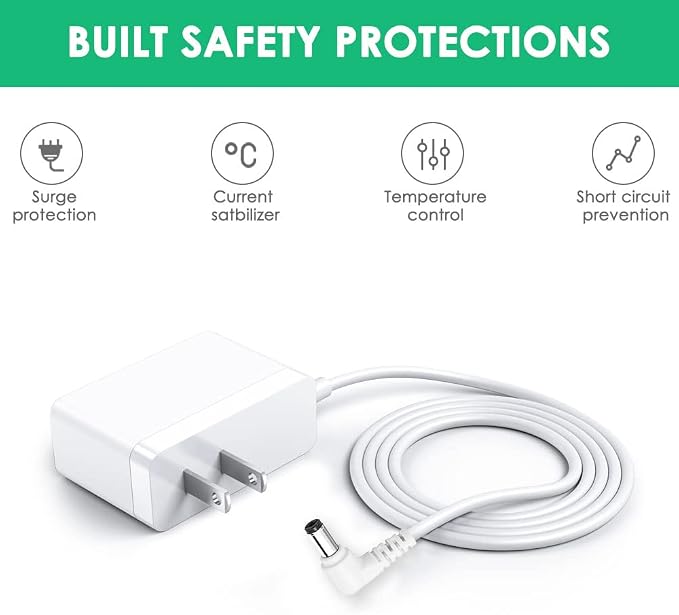 Mrgru 24V Power Cord for Diffuser Compatible with VicTsing/Young Living/DoTerra Petal/URPOWER/InnoGear 120ml 150ml 200ml 500ml Essential Oil Diffuser Humidifier Replacement Power Supply Adapter