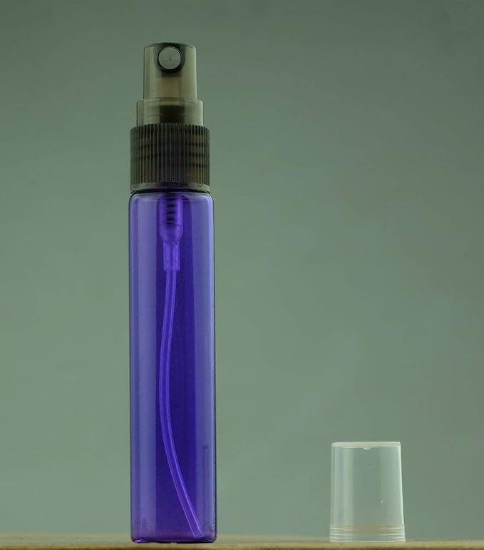 20 Pack Set 10ML Protable Refill Bulk Atomizer Spray Travel Perfume Bottle Hydrating Empty Bottle (Purple)