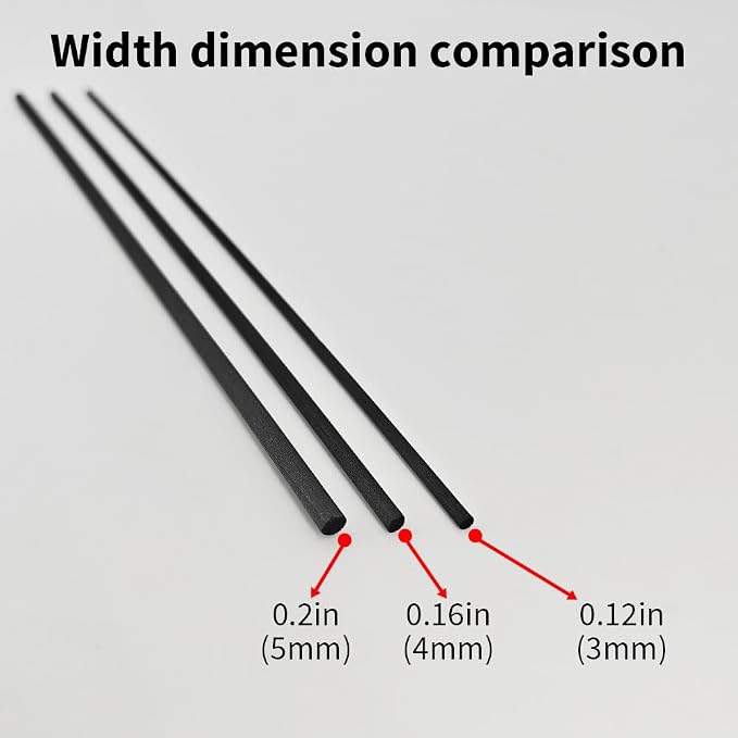 25PCS Black Fiber Reed Diffuser Sticks 12 Inch Long 5mm Diameter Strong Absorption Refill Replacement Reeds for Diffuser Stick Essential Oil Scented Aroma Fragrance Rod for Home Office Spa