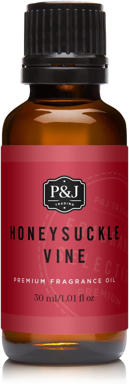 P&J Trading Fragrance Oil - Honeysuckle Vine - Scents for Candle Making, Soap Making Supplies, Diffuser Oil Scents - 30ml / 1.01 fl oz.
