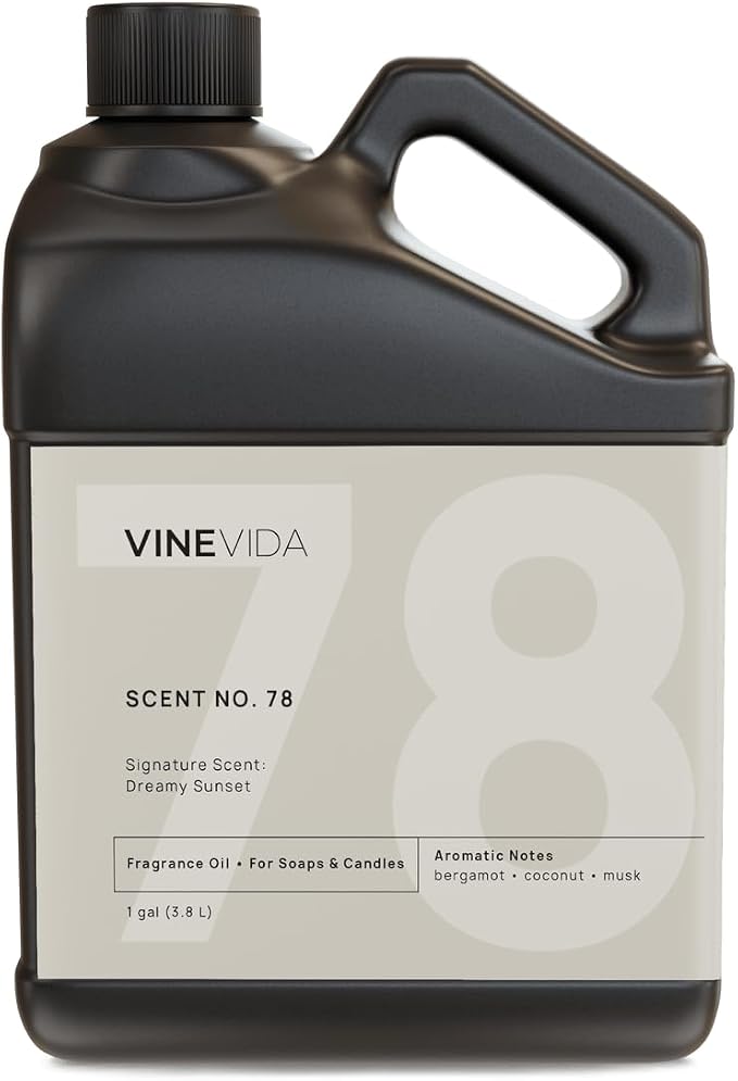 VINEVIDA [128oz] Scent No.78 Fragrance Oil for Candle Making and Soap Making - Premium Candle Scents for Soy Candles
