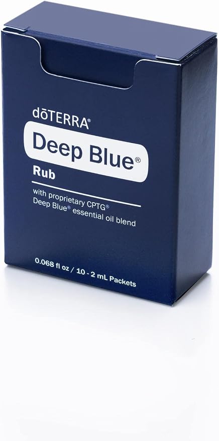 doTERRA Deep Blue Rub Samples, 0.068 Fl Oz (Pack of 10)