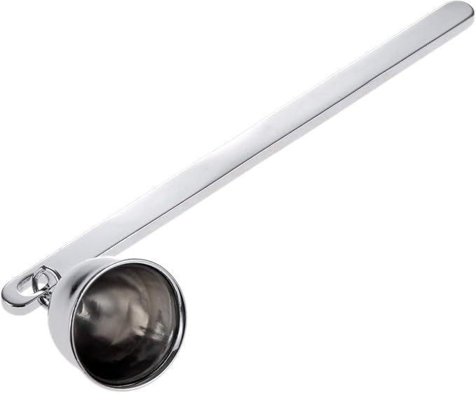MUXSAM 1-Pack Stainless Steel Candle Extinguisher with Bell-Shaped Snuffers - Accessory Tools for Candle Lovers (Silver)