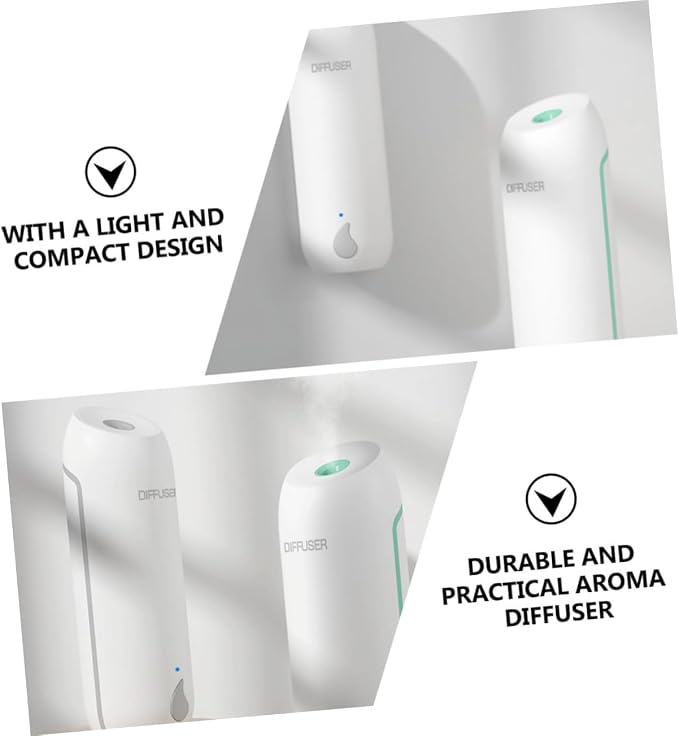 ABOOFAN Automatic Aromatherapy Diffuser Timer Essential Oil Diffuser for Home Use Stylish Fragrance LED Light and Auto Shut-Off Function