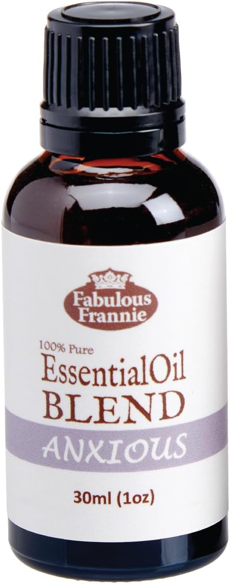 Fabulous Frannie Anxious Pure Essential Oil Blend of Lavender, Bitter Orange, Bergamot and Clary Sage 30ml (1oz)