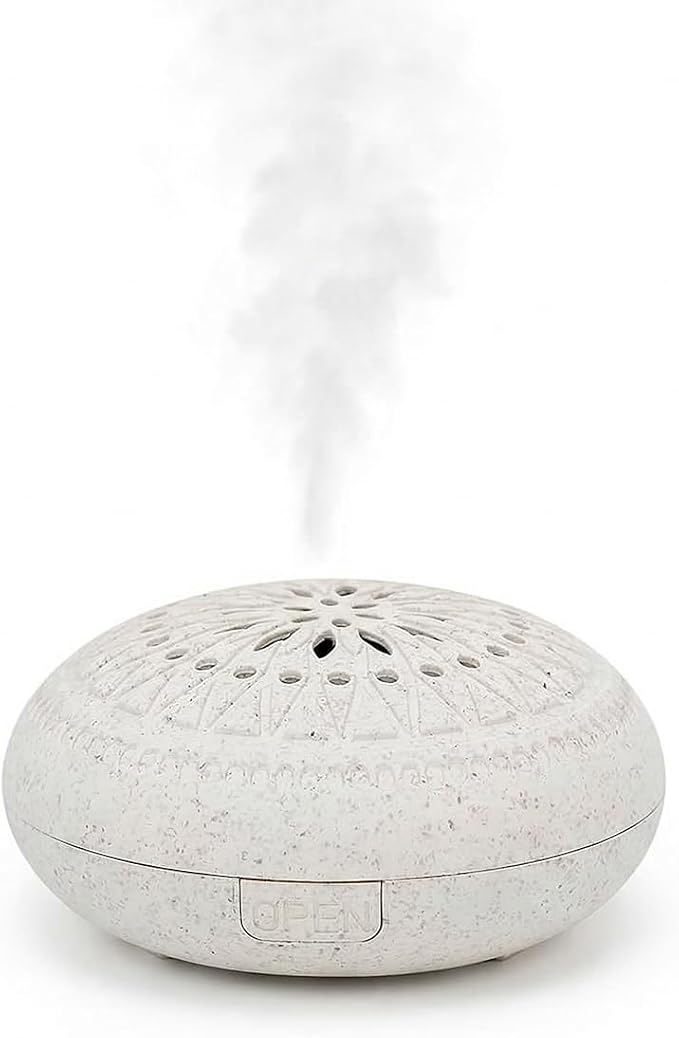 Travel Sized Portable Mini Diffuser for Essential Oils Multifunction Waterless No Sound Mini Aromatherapy Diffuser for Bedroom Office Baby Room Car Aromatherapy