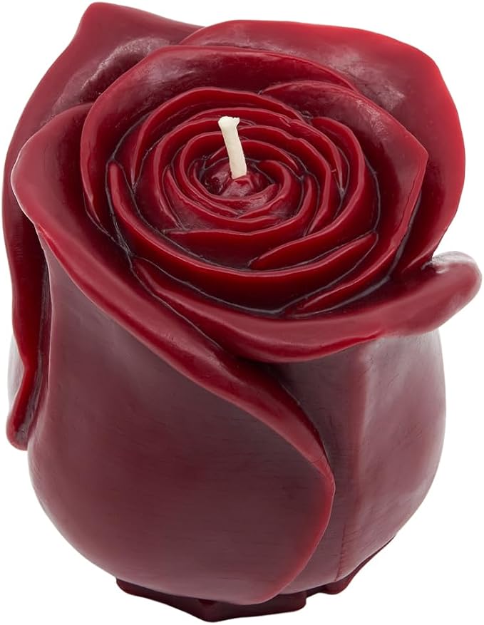 Beeswax Rose Candles (Red, Gr)