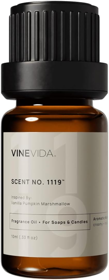 VINEVIDA [0.33oz] Vanilla Pumpkin Marshmallow Fragrance Oil; Fall Fragrance Oil for Candle Making - Fall Scents for Soap Making