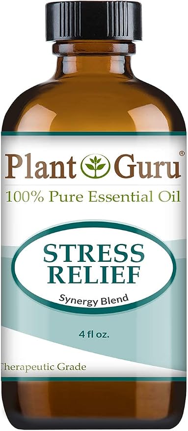 Stress Relief Blend Essential Oil 4 oz 100% Pure, Undiluted, Therapeutic Grade.