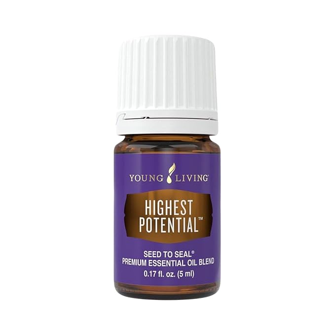 Young Living Highest Potential Essential Oil | 5 ml | Aromatherapy for Clarity, Confidence, & Well-Being | Ideal for Personal Use, Home, & Work