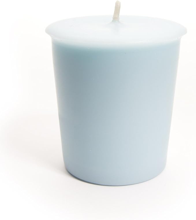 Blue Moon Soy Votive Candles - Scented with Natural Fragrance Oils - 6 Blue Natural Votive Candle Refills - Fresh & Clean Collection