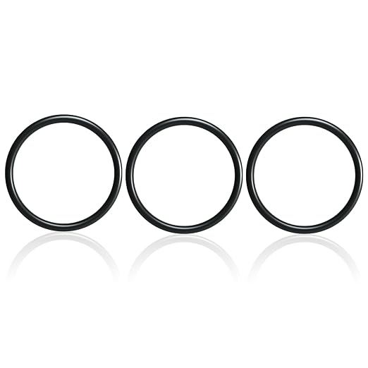 O-Ring for Pentair Valve Adapters and Hayward Diffusers (3PCS, Black, Rubber, Swimming Pool and Spa Replacement Parts)