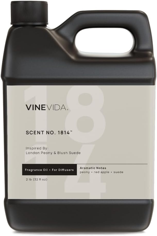 VINEVIDA [32 Oz] Inspired by: London Peony & Blush Suede; Diffuser Oil Refill | Premium Scent Diffuser Oil for Home | Non-Toxic Fragrance