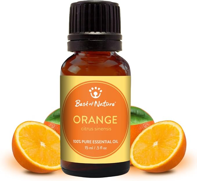 Best of Nature Essential Oil Gift Set – 100% Pure Oils for Diffuser, Aromatherapy, and DIY – Includes Lavender, Eucalyptus, Peppermint, Orange & Tea Tree