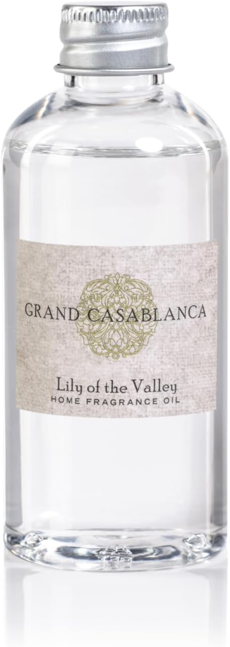 Zodax Grand Casablanca Porcelain Oil Diffuser Refills - 3.38 Oz/2 Count - Lily of The Valley