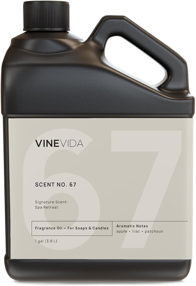 VINEVIDA [128oz] Spa Retreat Fragrance Oil for Candle Making Scents Soap Making, Perfume Oils, Soy Candles, Home Diffusers, Bath Scent Bomb Linen Spray, Lotions, Car Freshies