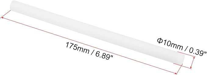 PATIKIL Humidifier Cotton Filter Sticks, 10 Pcs Refill Sticks Filter Wicks Replacement for USB Mini Humidifiers Portable Diffuser (6.89'' x 0.39''), White