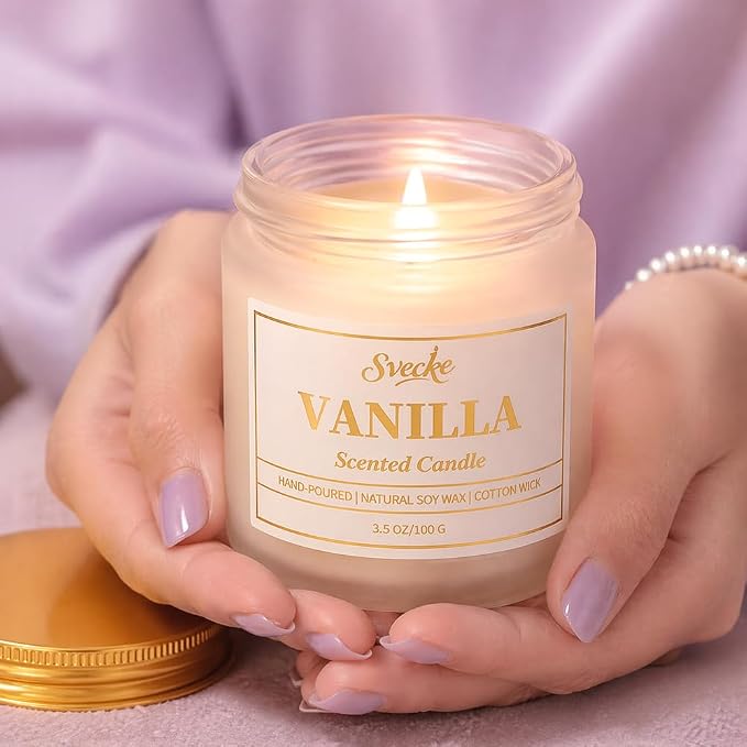 Home Scented Candles Set, 7 oz 2 Pack Soy Wax Candles, Aromatherapy Candle Gift for Women and Men, Decorative Candles for Bedroom Living Room