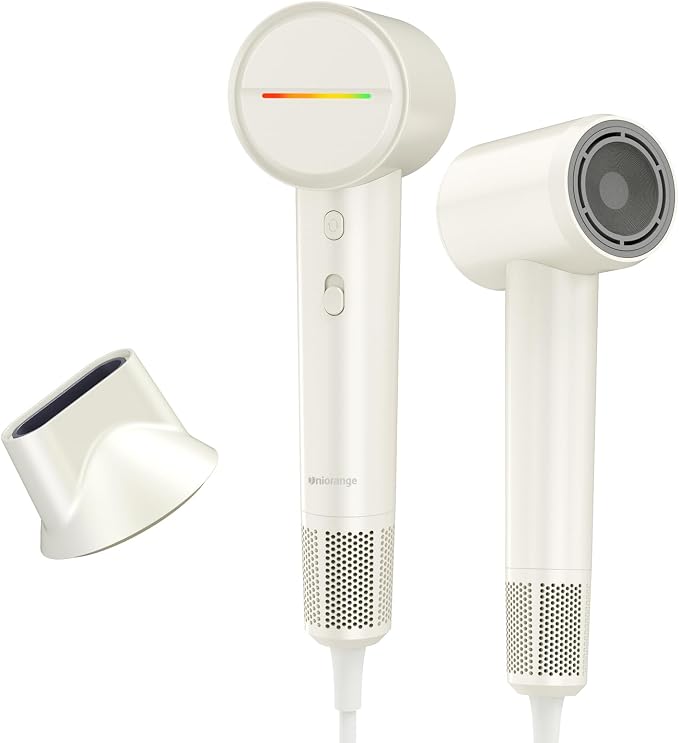 High Speed Hair Dryer, Ultra-Fast Drying, Ionic Blow Dryer with 110,000RPM Brushless Motor, Billion Plasma Ions Best in Frizz Control, Low Noise, Lightweight Design for All Hair Types