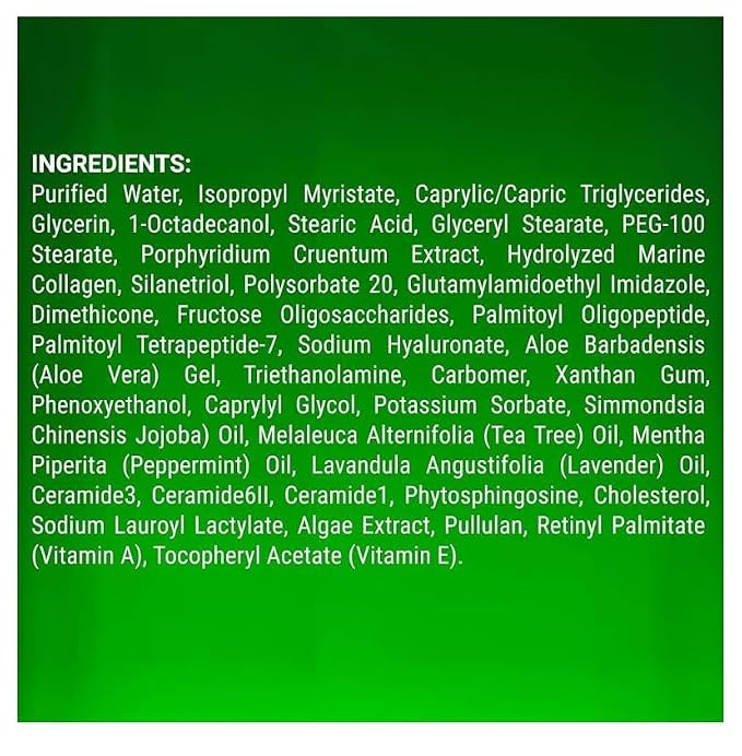 Majestic Pure Tea Tree Oil Moisturizing Cream - Body, Foot & Face Moisturizer - With Ceramides, Vitamins A E & Vegan Collagen - For Dry Skin, Oily Skin, & Appearance Of Wrinkles - 16 oz