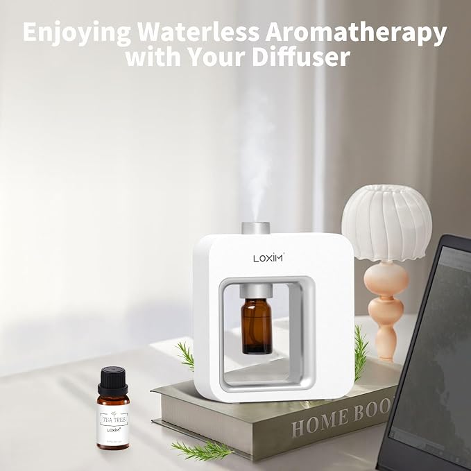 LOXIM Tea Tree Essential Oil, Pure Natural Essential Oils, Fragrance Oil Perfect for Humidifiers, Diffusers, Candle Making, Scent Home and Office (Pack of 1, Tea Tree)
