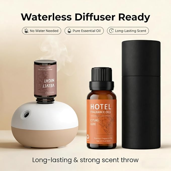 Citrus Luxe Diffuser Oil – Luxury Hotel-Inspired Essential Oils for Diffusers Aromatherapy – Fragrance Oil Blend – Home Essentials for Bedroom, Living Room & Bathroom – 30ml