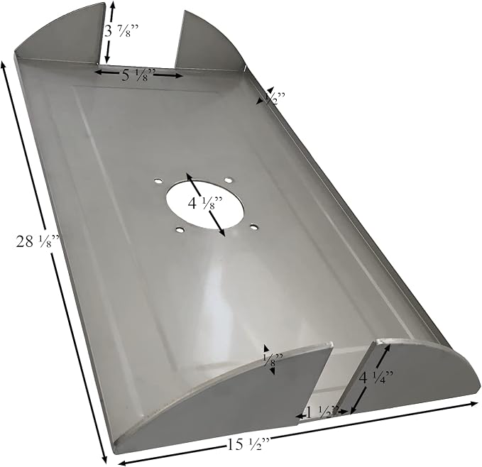 Grill Parts For Less Diffuser Plate Compatible with Pit Boss 1000 Series Pellet Grills, 1100PS1-6