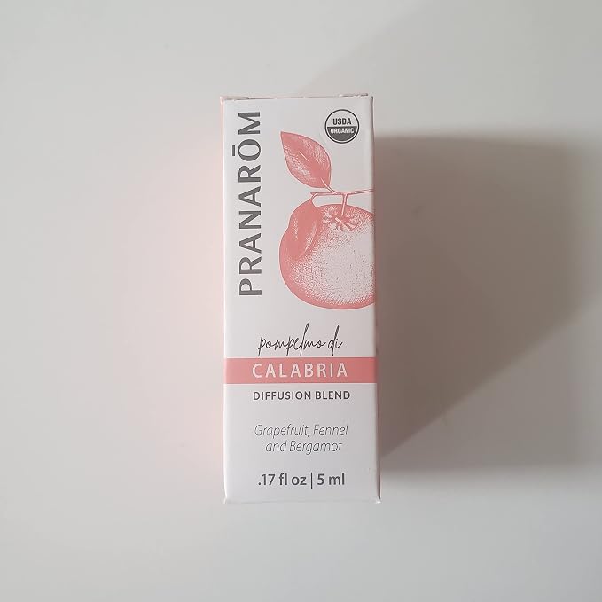 Pranarom - Calabria Diffusion Blend (5ml) - 100% Pure Essential Oil Blend for Diffusing with Grapefruit, Fennel & Bergamot Scent | USDA and ECOCERT Certified Organic